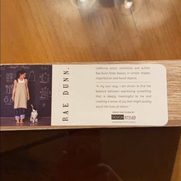 NWT Rae Dunn “BEE KIND” wooden sign 🐝 - Picture 3 of 6